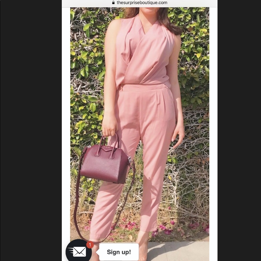 Pink jumpsuit